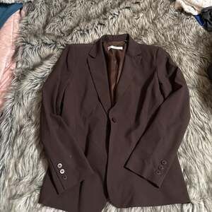 DKNY City Brown Blazer Suit Jacket Top Size 12